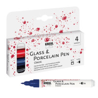 Kreul Glass & Porcelain Pen Classic-Set fine