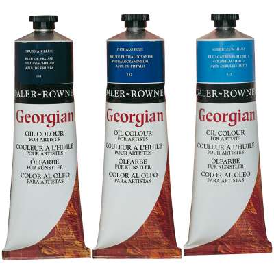 Daler Rowney Georgian Ölfarbe | Hookers Green | 38 Ml Tube