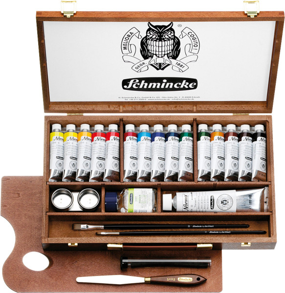 Schmincke – Norma Professional Ölfarben-Set im Holzkoffer