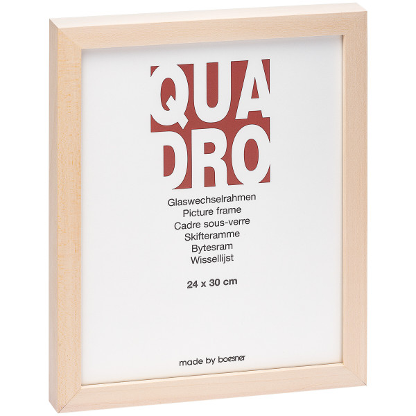 boesner Quadro Linde Glaswechselrahmen