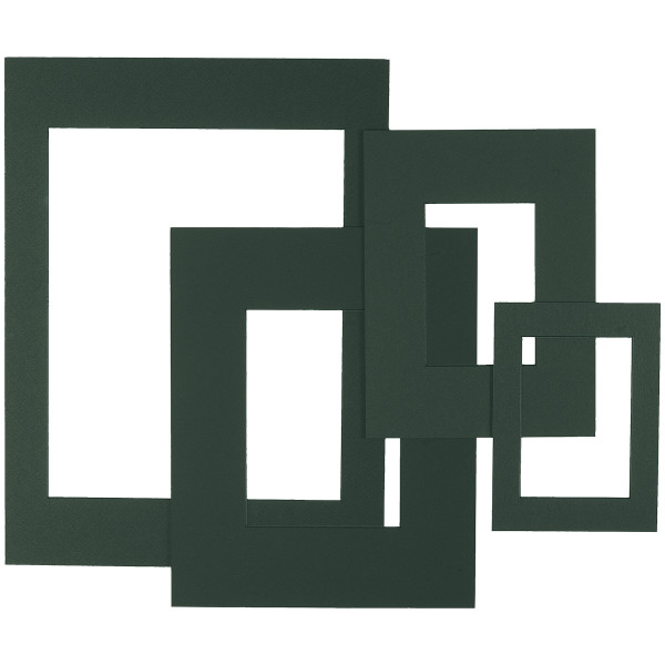 dorée Fertigpassepartouts, farbig mit 1 Ausschnitt