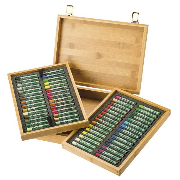 boesner Ölpastell-Set, Sonderedition in Bambusbox