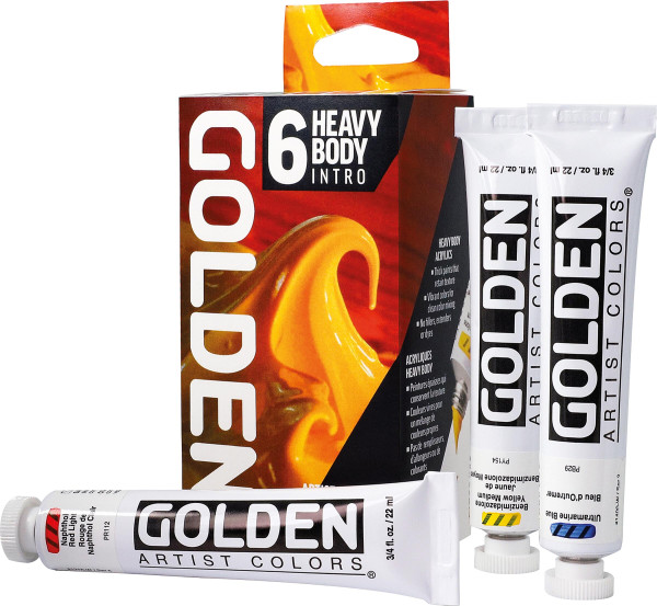 Golden Heavy Body Acrylfarben Intro-Set