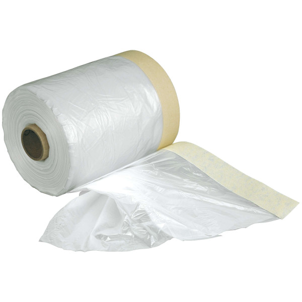 Color Expert Abdeckfolie mit Papierabklebeband