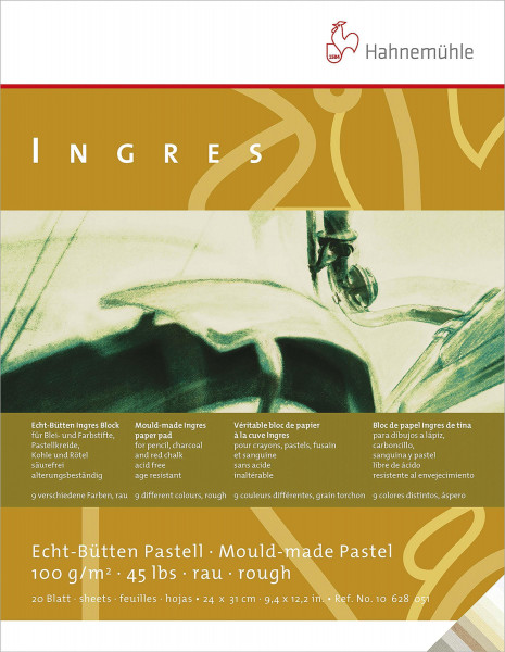 Hahnemühle Ingres Echt-Büttenpapierblock