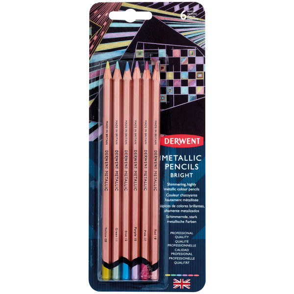 Derwent Metallic Pencil Zeichenstift-Set