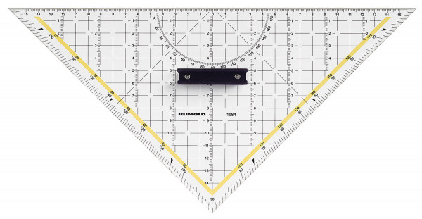 Rumold Technisches Zeichendreieck mit Schneidekante