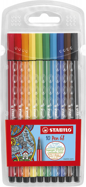 Stabilo Pen 68 Filzstift-Set