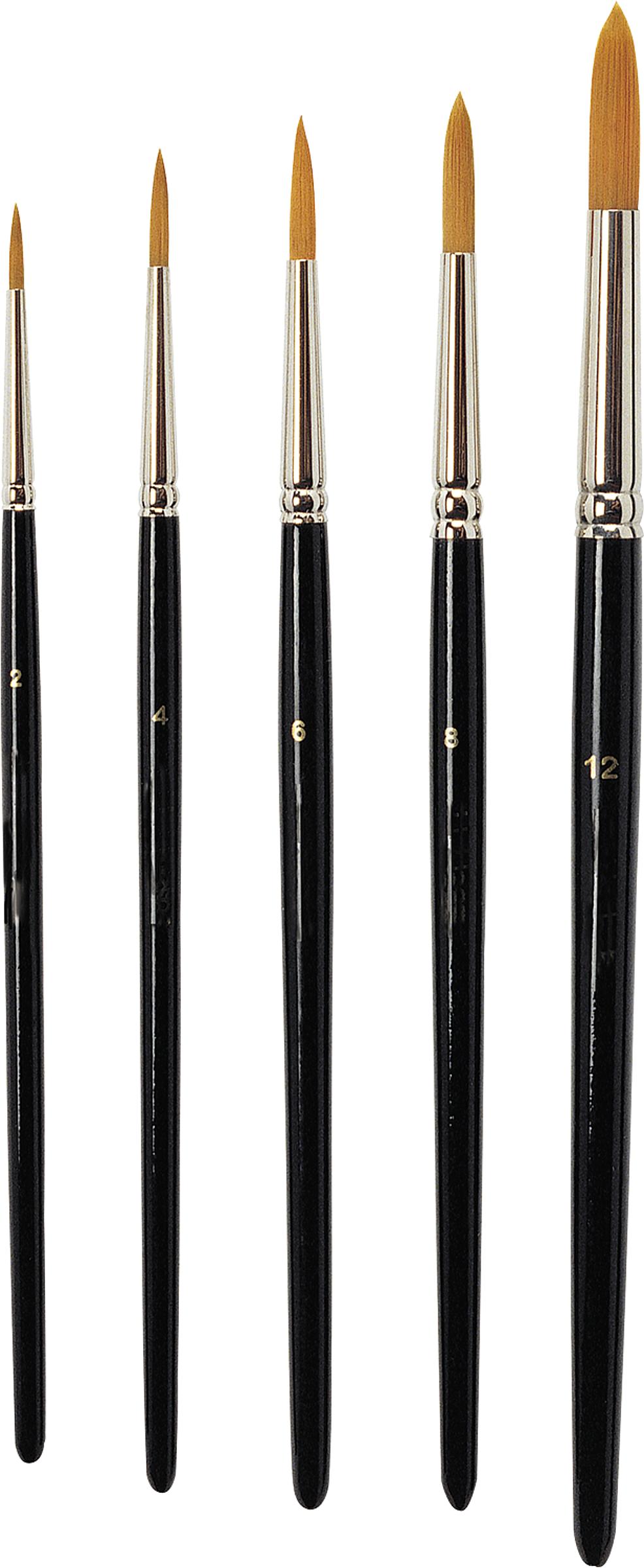 5er Pinsel Set – 12mm Bis 63mm, Kunstborsten, Für Innen & Außen, Perfekt Zum Malern