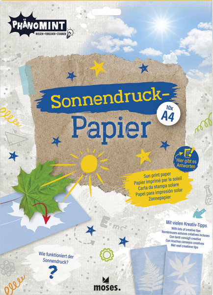 moses Verlag PhänoMINT Sonnendruck-Papier A4