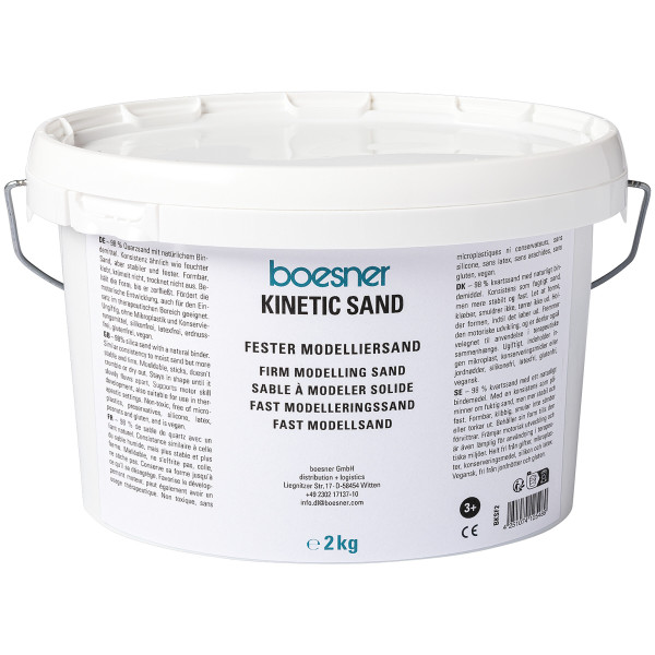 boesner Kinetic Sand Fester Modelliersand