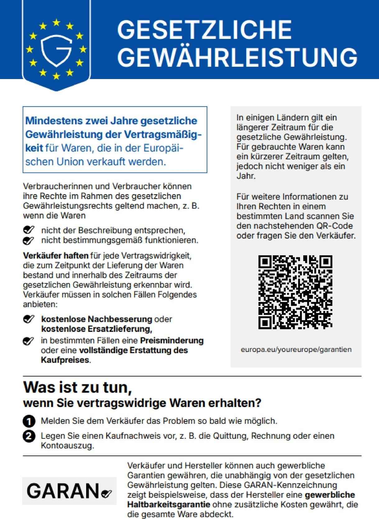 Gesetzliche Gewahrleistung